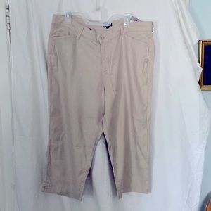 NYDJ Crop Linen Tencel pants 16W